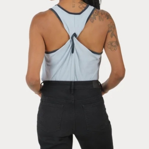 Harley Davidson Women's National Anthem Twist Back Tank - Skyway - Picture 2 of 7